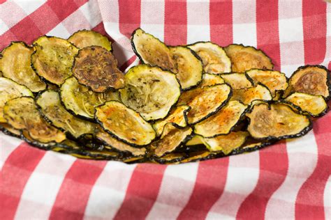 Parmesan basil baked zucchini chips recipe. Baked Zucchini Chips | FaveHealthyRecipes.com