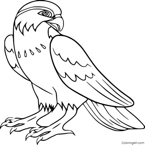 Falcon Coloring Pages 27 Free Printables Coloringall