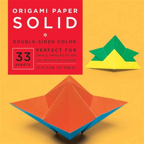 Origami Paper Solid 6 34 33 Sheets Tuttle Origami Paper High