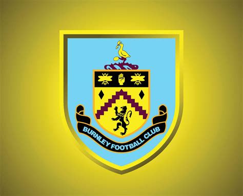 Burnley Fc Club Logo Symbol Premier League Football Abstract Design