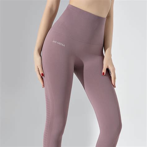 Sy H Gym Fitness Pants Seamless Nude Feeling Summer Sports Tight