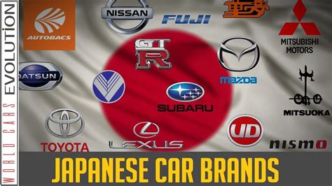 Wce Japanese Car Brands Companies And Manufacturer Logos Youtube