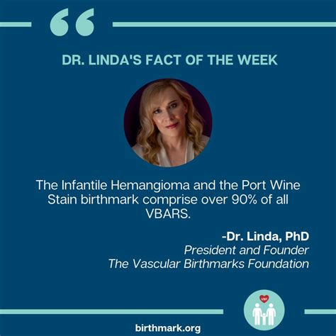 Vascular Birthmarks Foundation On Linkedin Dr Lindas Vbf Fact Of The