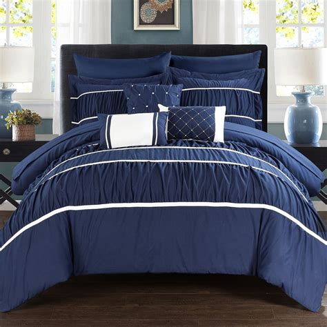 Looking for the best selection and great deals on comforter sets ? Wanda 10-Piece Wanda Bed in a Bag Bedding Comforter Set ...