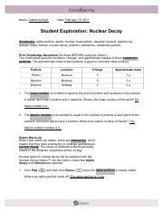 Student exploration for gizmo answer key chemical equations these pictures of this page are about:student exploration balancing chemical equations. Activity B Beta decay Get the Gizmo ready Click Reset and ...