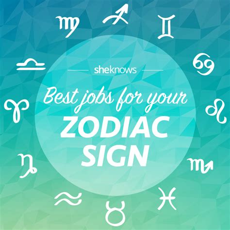 How To Pick A Career Based On Your Zodiac Sign Sheknows