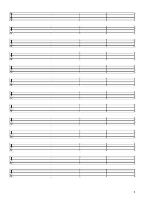 Free Blank Sheet Music And Tab Paper To Download Chainsaw Guitar Tuition