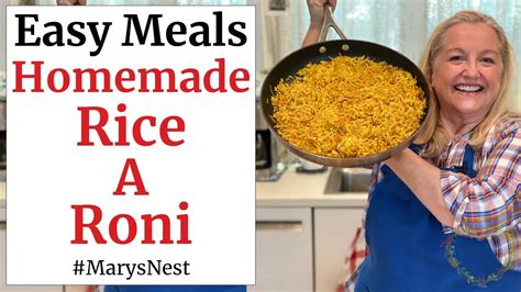 Homemade Rice A Roni Recipe Rice And Pasta Pilaf Side Dish Rice A