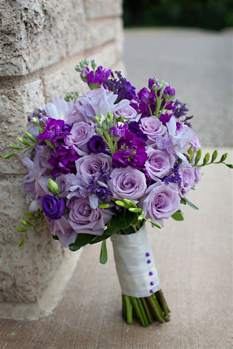 Pin By Emily Baron On Fun Stuff Purple Wedding Bouquets Purple
