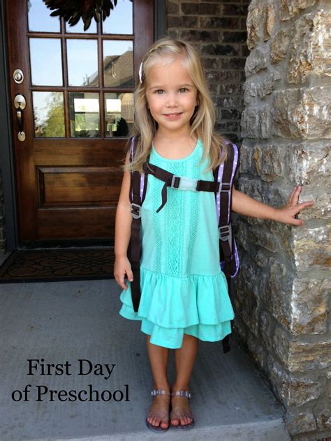 Its A Strange And Lovely Ride First Day Of Preschool