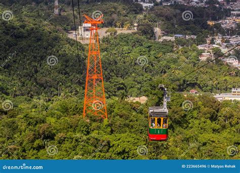 Cabin Of Teleferico Cable Car In Puerto Plata Dominican Republ Royalty