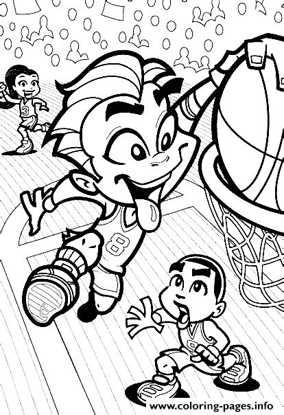 Maybe you would like to learn more about one of these? Cartoon Basketball Goal S6ad7 Coloring Pages Printable
