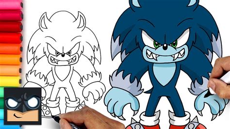 How To Draw Sonic The Werehog Step By Step Guide