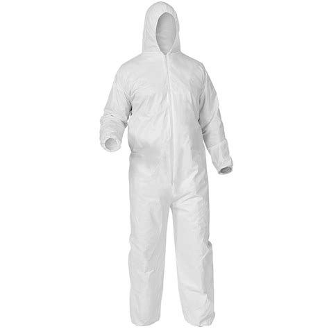 Standard White Disposable Coveralls Marshall Industrial Supplies