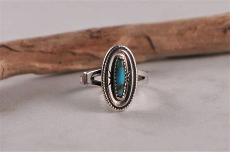Bell Trading Post Sterling Silver Turquoise Ring Size Fred