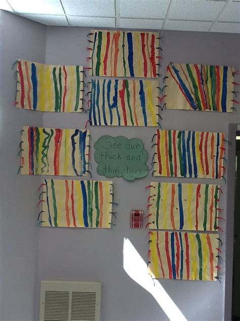 What does through thick and thin expression mean? Kindergarten - Art Projects - we learned about thick, thin ...