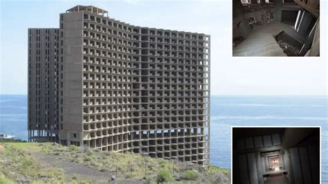 Inside Haunting 22 Storey Abandoned Hotel On Shores On Tenerife Which