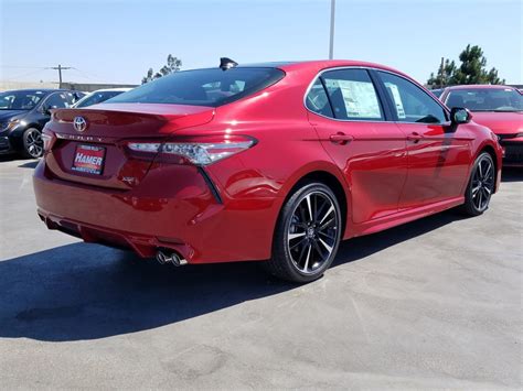 The toyota camry offers space for people and gear and it cruises effortlessly. New 2019 Toyota Camry XSE V6 4dr Car in Mission Hills #50681 | Hamer Toyota