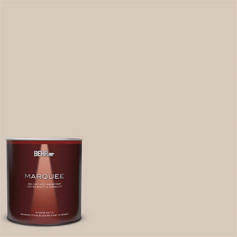 Behr Marquee 1 Qt N230 2 Old Map Matte Interior Paint And Primer 145004