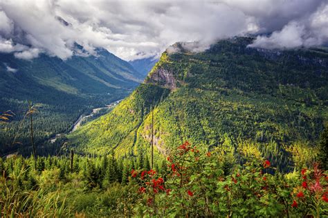 Glacier National Park In West Glacier Montana Features Miles Of