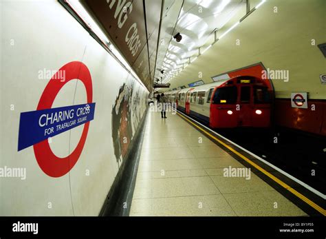 Charing Cross Underground Tube Station Bakerloo Line Platform London