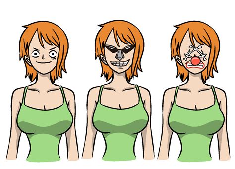 Many Faces Of Nami Ronepiece