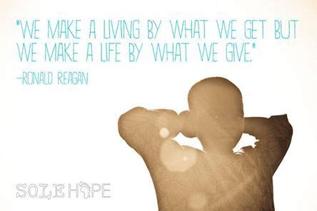 Social facebook instagram twitter pinterest. Quote - We make a living by what we get but we make a life by what we give. - Ronald Reagan ...