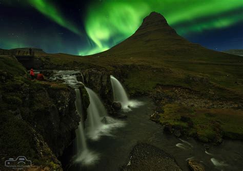 Nordlicht über Dem Kirkjufell Foto And Bild Natur Landschaft