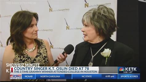 Kt Oslin Country Singer Of ‘80s Ladies Dies At 78 Youtube