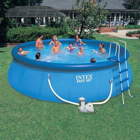 Intex Easy Set Inflatable Pool Package 18ft X 48 28176