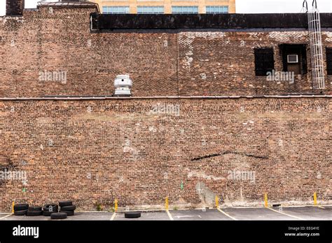 New York Manhattan Grunge Brick Wall Brickwall Texture Us Stock Photo