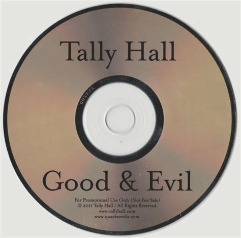 Tally Hall Good And Evil 2011 Cd Discogs