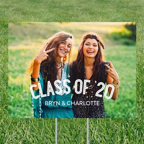 Joint Party Twice The Fun Yard Sign Graduation Party