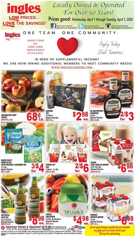 Ingles Weekly Ad And Flyer April 1 To 7