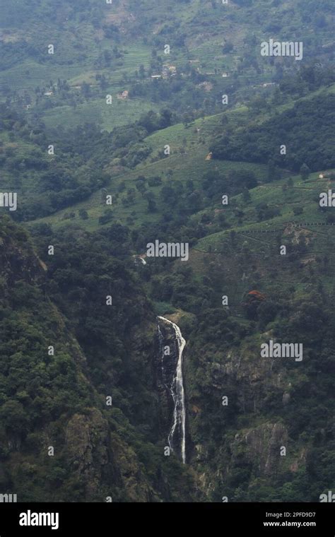 Scenic Mountain Landscape Of Decan Plateau Lush Green Nilgiri