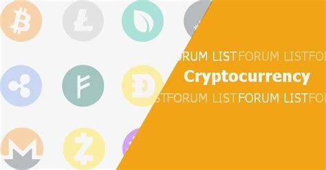 View full list of cryptocurrencies sorted by market cap, developer activity, community, and liquidity. Cryptocurrency Forum list and Information | Cryptocurrency ...