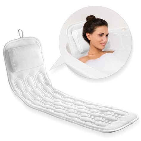 Comfysure Bath Cushion For Tub Extra Large Full Body Bath Tub Pillow
