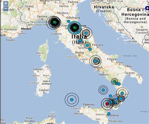 Ogni giorno in italia ci sono tantissime scosse di terremoto: Terremoto oggi, registrate già 100 scosse in Italia