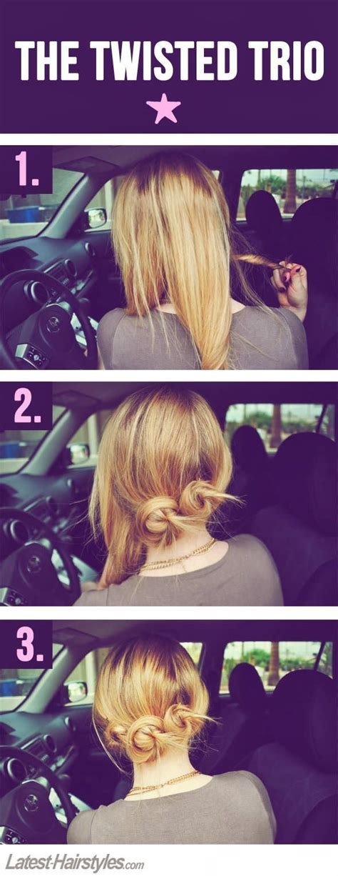 Quick And Easy Hairstyles You Can Do In Your Parked Car Easy