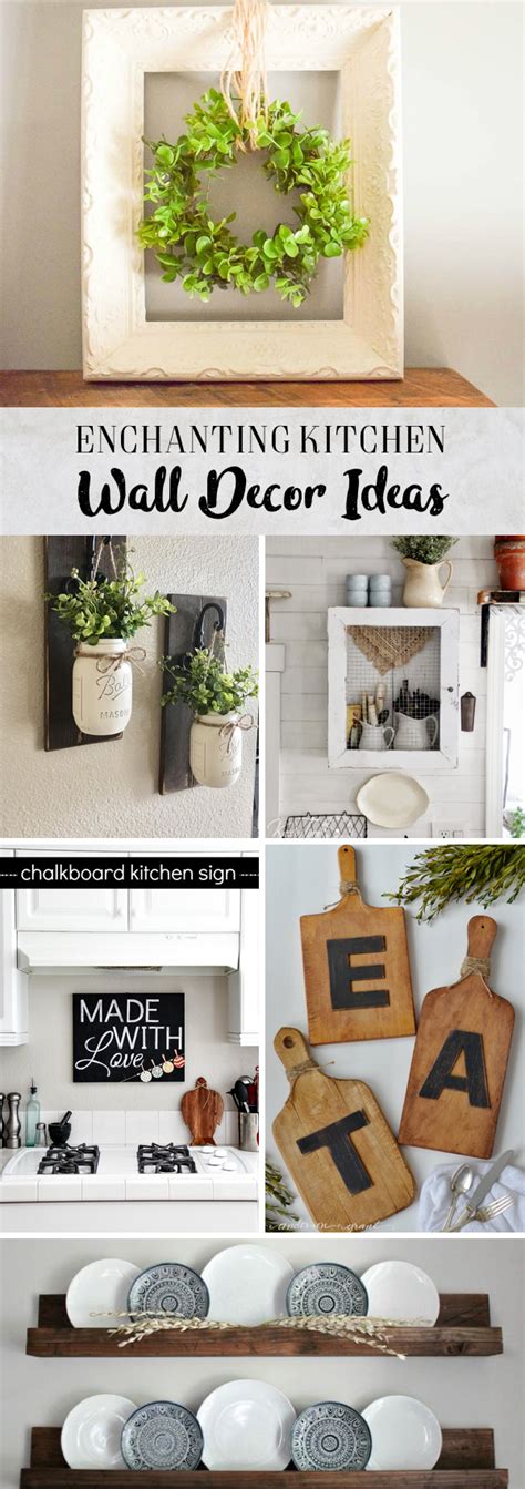 Browse relevant sites & find wall decor ideas. 30 Enchanting Kitchen Wall Decor Ideas That are Oozing with Style!