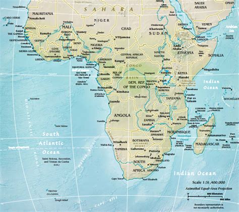 You are free to use above map for educational purposes. Sub-Saharan Africa - World Regional Geography