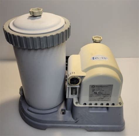 Intex 2500 Gph Krystal Clear Pool Filter Pump Model 633t With Timer