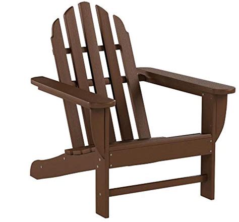 Polywood Ad4030te Classic Outdoor Adirondack Chair Teak Pricepulse