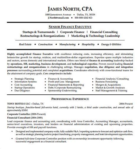 Free 8 Consultant Resume Templates In Pdf Word