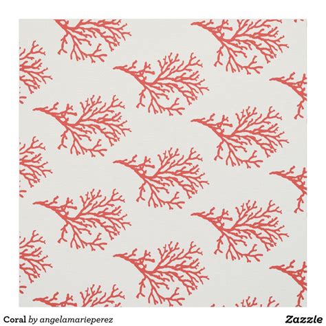 Coral Fabric Coral Fabric Printing On Fabric Coral Pattern