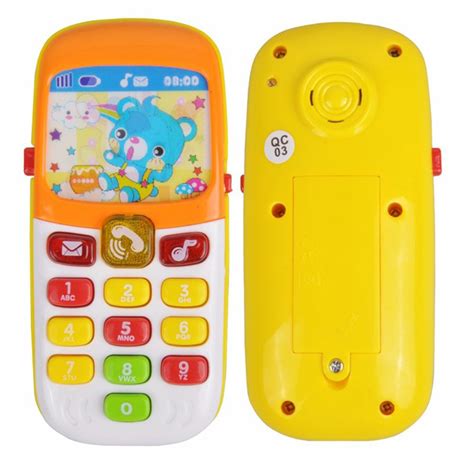 1 Pcs Electronic Toy Phone For Kids Baby Mobile Phone Early Educational