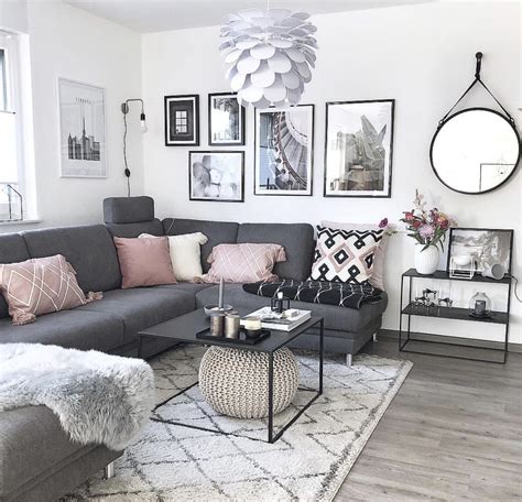 15 Grey And Pink Living Room Design Dhomish