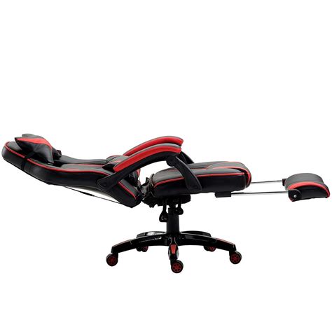 High Back Recliner Gaming Swivel Chair With Footrest Adjustable Lumbar