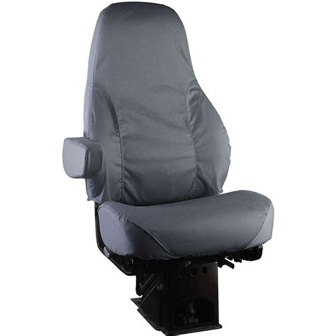 Custom truck seat cover made by heavy duty and waterproof fabrics for industrial use in fields such as construction, engineering, law enforcement. Large Work Truck Waterproof Custom Seat Covers - Covercraft