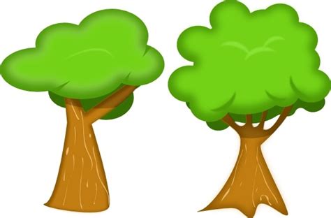Soft Trees Clip Art Vectors Graphic Art Designs In Editable Ai Eps